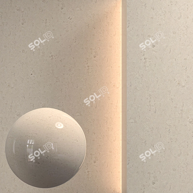 Seamless Stone Texture 4k Rough 3D model image 1