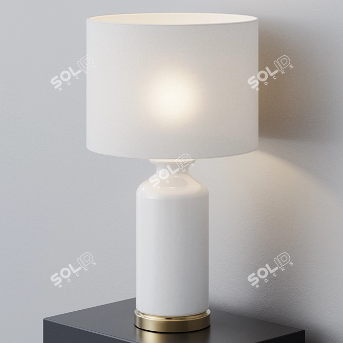 Elegant Table Lamp Barbara 3D model image 6