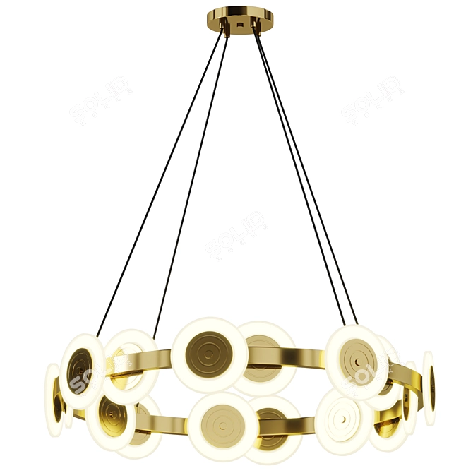 Elegant Samiya Chandelier 2015 Version 3D model image 1
