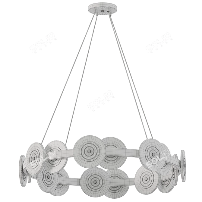 Elegant Samiya Chandelier 2015 Version 3D model image 3