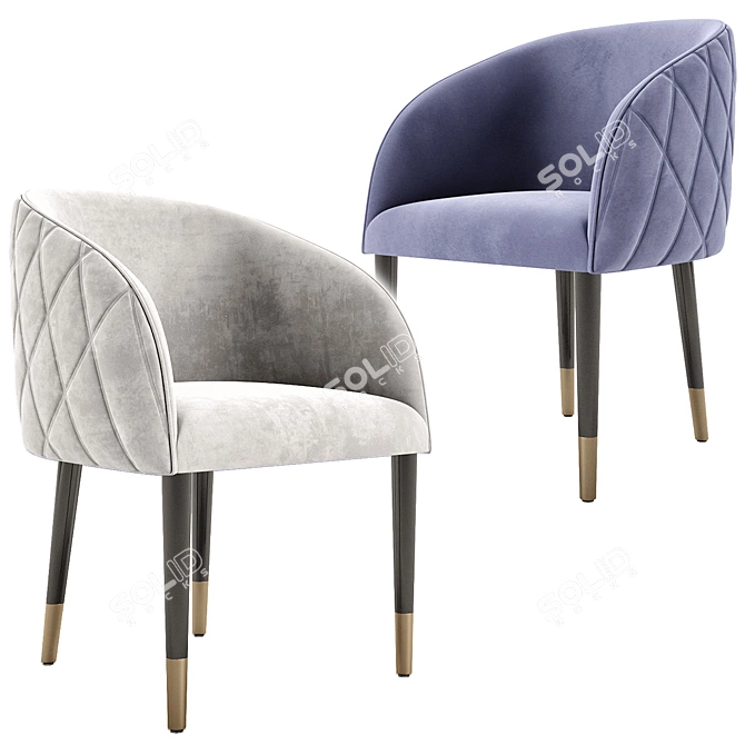 Modern Style Chair 3D Model 3D model image 1