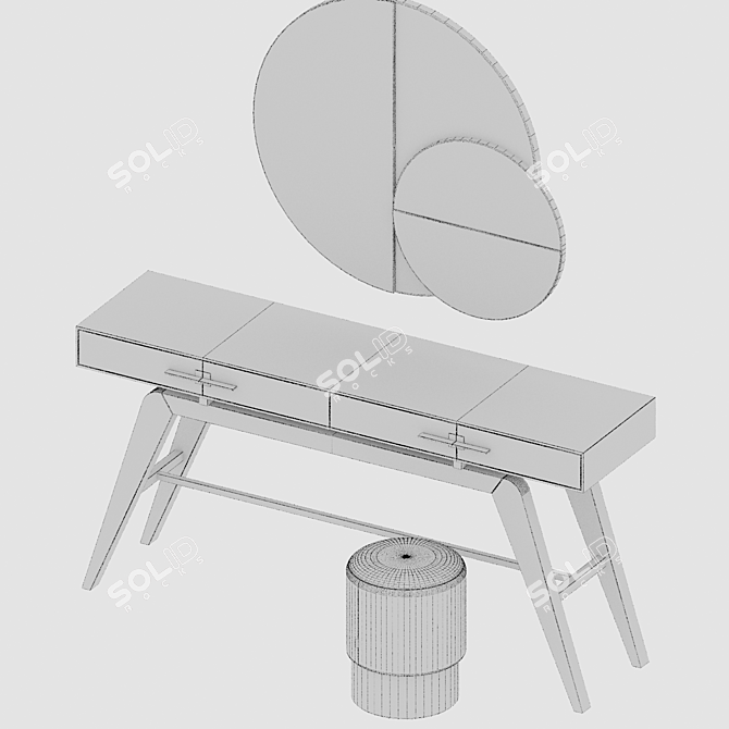 Stylish Laskasas Furniture Set 3D model image 4