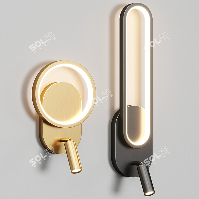 CARIT Lampatron LED Wall Light 3D model image 1