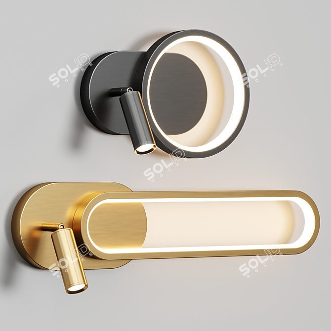 CARIT Lampatron LED Wall Light 3D model image 2