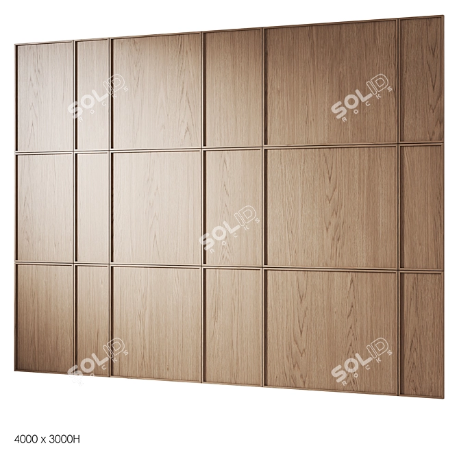 Wooden Decorative Panels | Smooth Models 3D model image 2