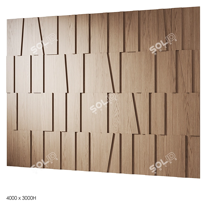 Wooden Decorative Panels | Smooth Models 3D model image 3