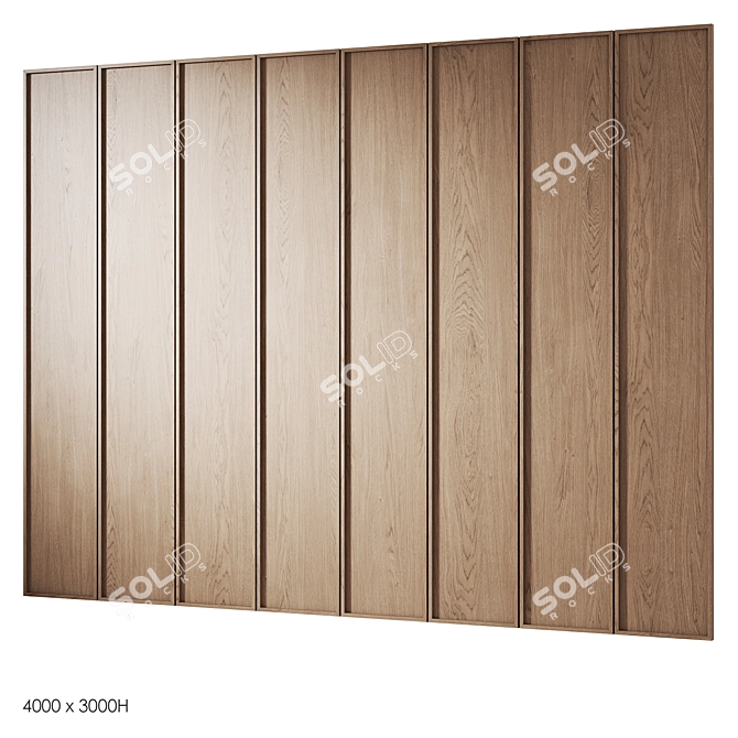 Wooden Decorative Panels | Smooth Models 3D model image 5