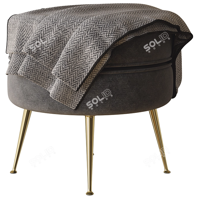 West Elm Pietro Ottoman Model 3D model image 3