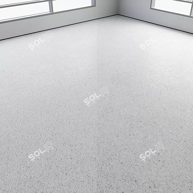 Polished Colorful Seamless Concrete Flooring 3D model image 3