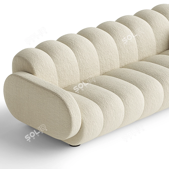 Modern Brigitte Sofa, Imported Design 3D model image 2