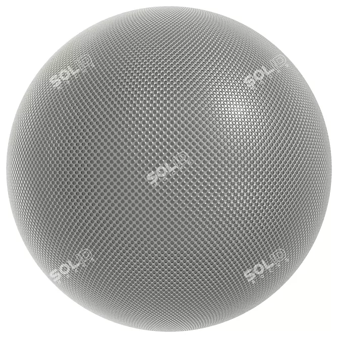 Metal Patterned Steel Wall Covering 3D model image 2