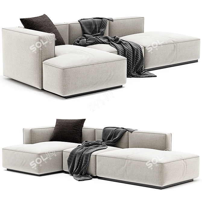 BASECAMP FAMILY Modular Sofa 3D model image 1