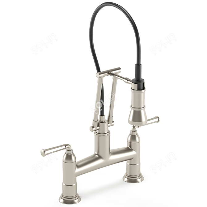 Modern Kitchen Faucet Model 2015 3D model image 2