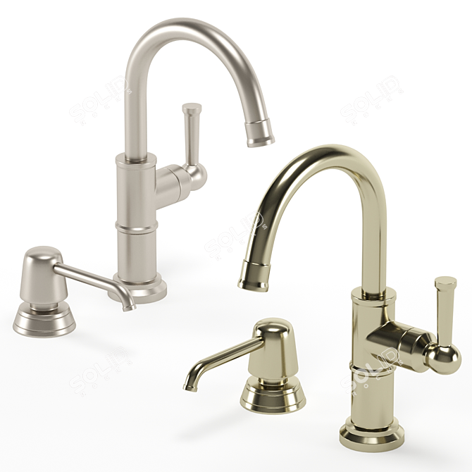 Modern Kitchen Faucet Model 2015 3D model image 6