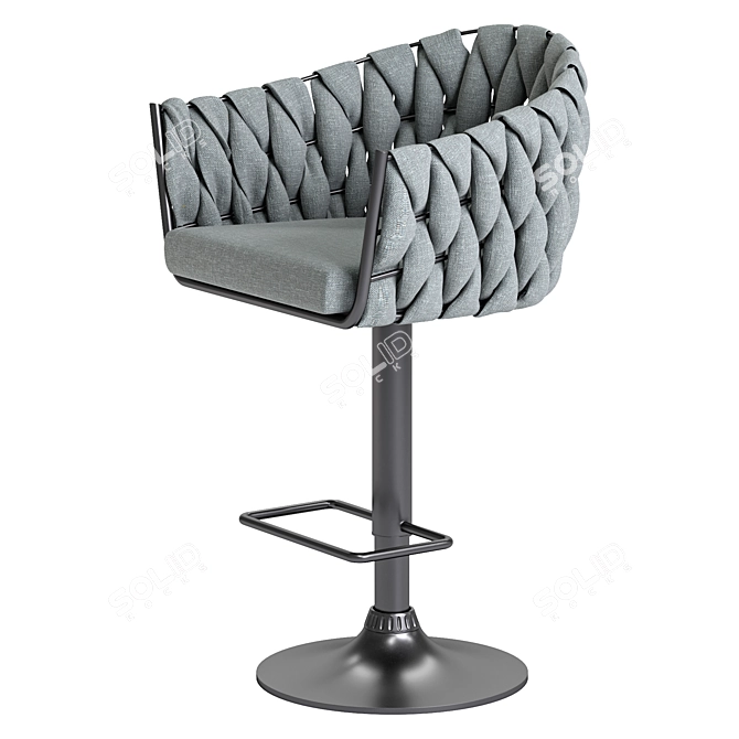 Dobrin Leon Metal Chair 9690 3D model image 3