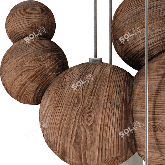 Lush Garden Tree & Bush Set 3D model image 6