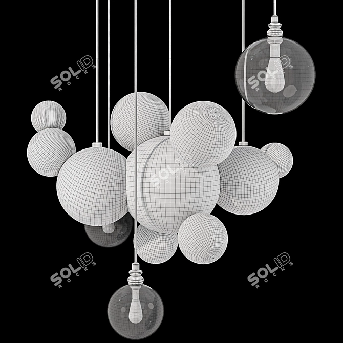 Lush Garden Tree & Bush Set 3D model image 7