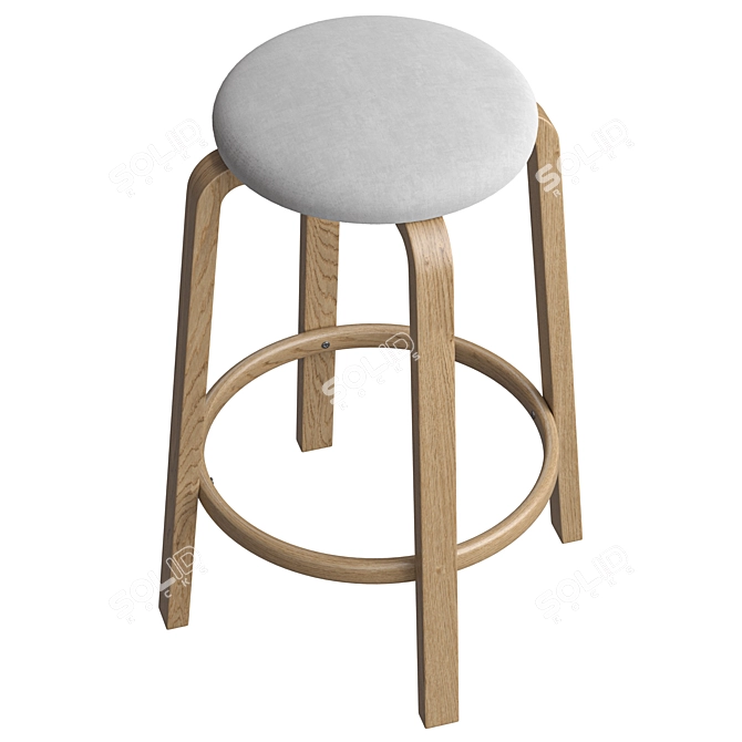 Modern Artek Bar Stool Design 3D model image 3