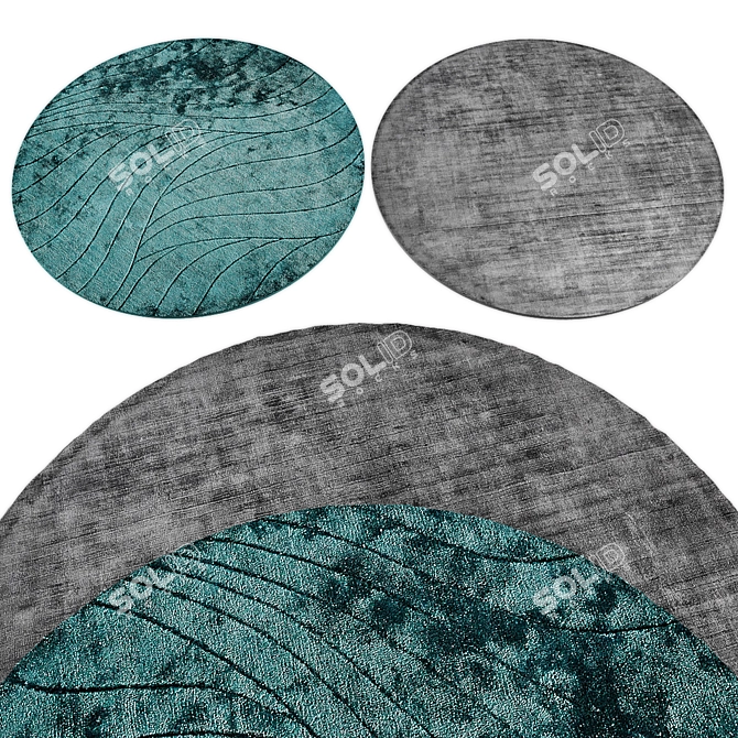 Luxury Rug Collection 459 3D model image 1