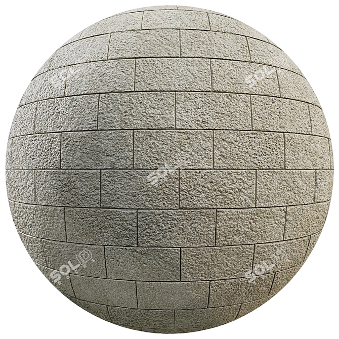  Sublime Cement Wall Textures Set 3D model image 3