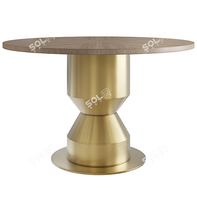  Elegant Baker Miley Table 3D model image 1