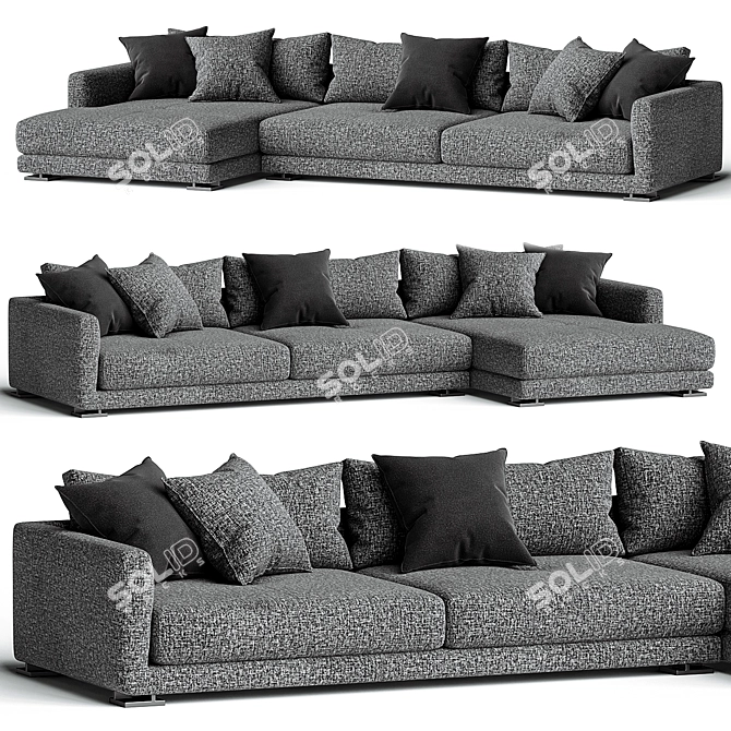 Bristol Sofa Minotti 3D Model 3D model image 1