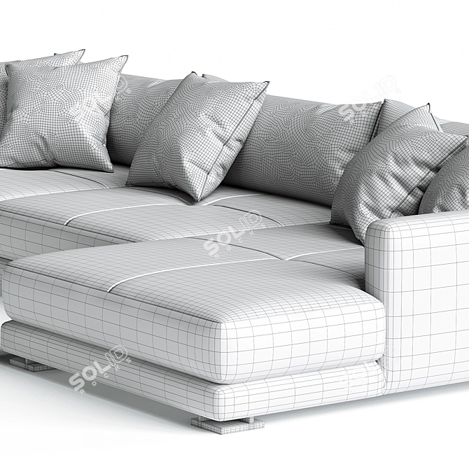 Bristol Sofa Minotti 3D Model 3D model image 3