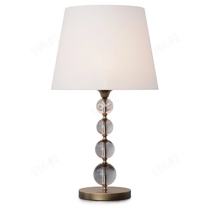 Elegant Virginia Table Lamp 3D model image 1