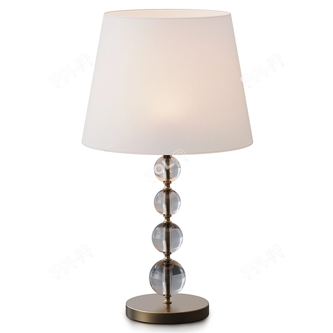 Elegant Virginia Table Lamp 3D model image 2