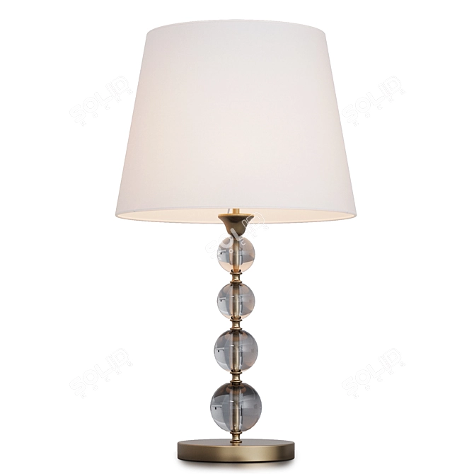 Elegant Virginia Table Lamp 3D model image 3