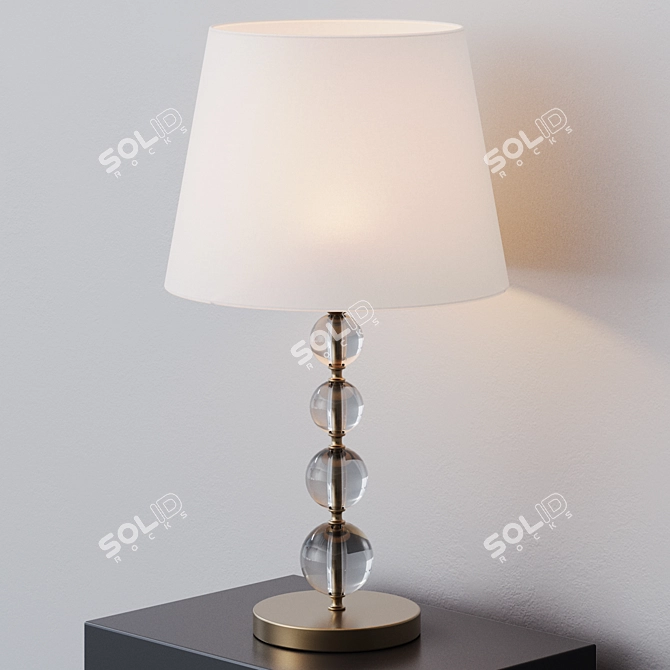 Elegant Virginia Table Lamp 3D model image 6