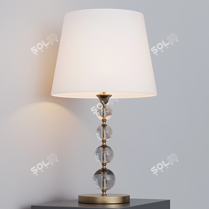 Elegant Virginia Table Lamp 3D model image 7