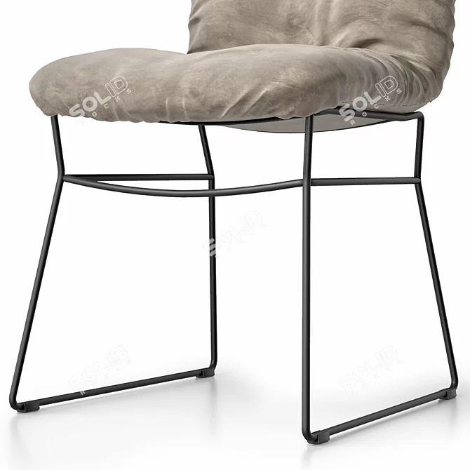 Customizable ANNIE Chair & APIAN Table 3D model image 5