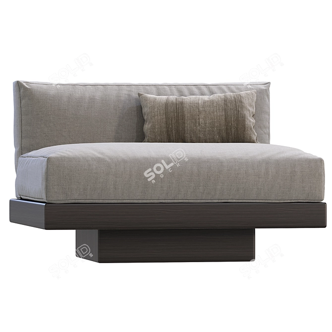 Sleek MODERN RUDOLPH Armchair Serax 3D model image 2