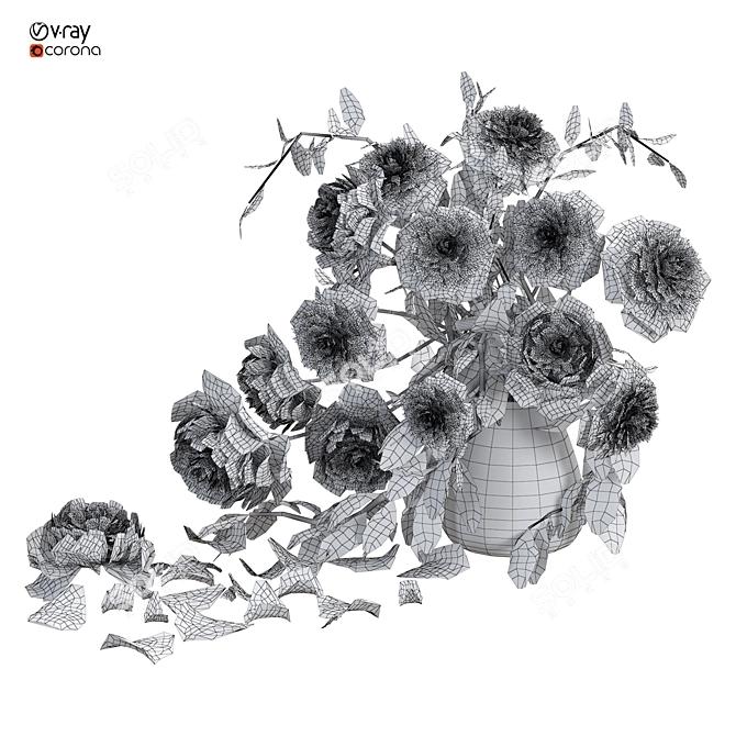 Flower 104 2015 Version 3D 3D model image 5