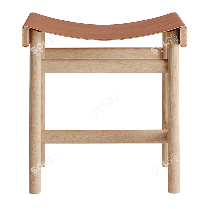 Van Duysen Zara Home Stool 3D model image 2