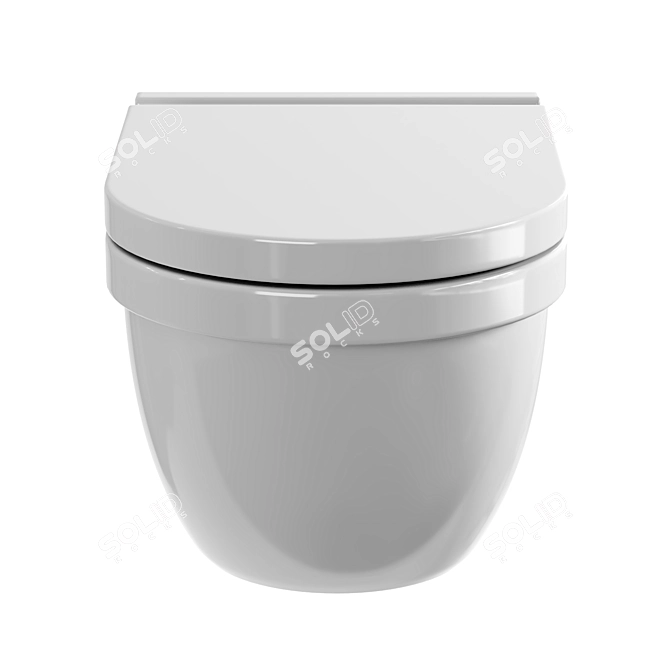 Duravit Starck 3 Toilet Set 3D model image 3