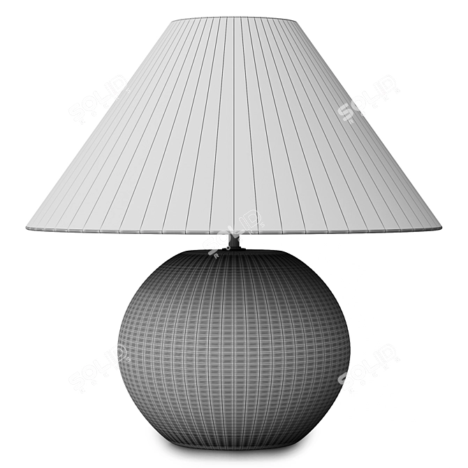 Elegant Table Lamp by Dantone 3D model image 4