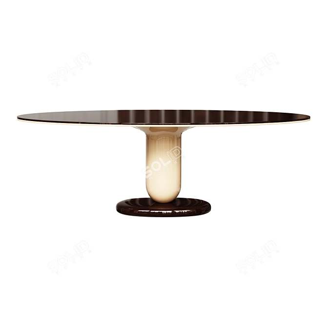 Explorer 5B 220 Multicolor Dining Table 3D model image 1