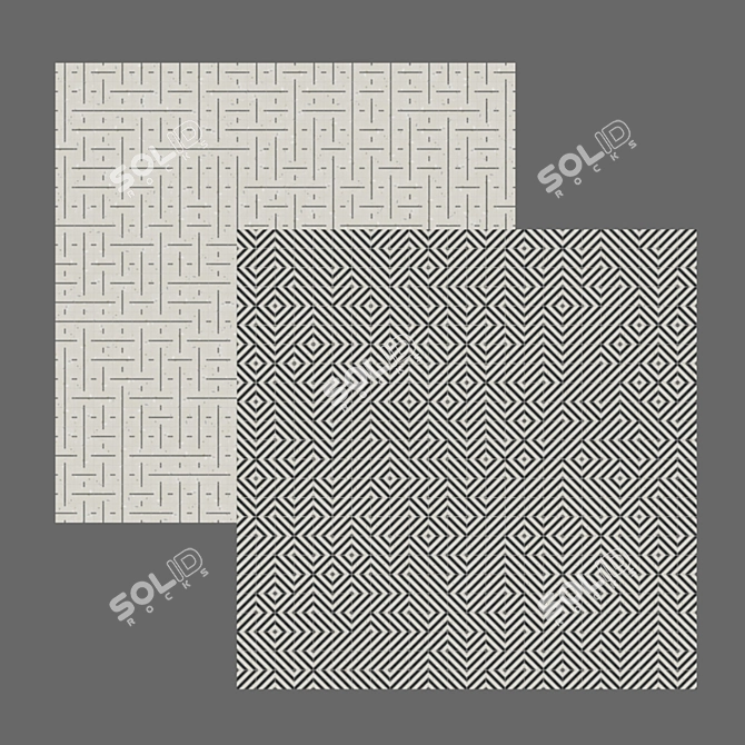 Arcana Croccante Mosaic Tile Set 3D model image 3