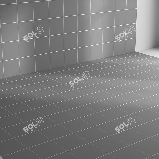 Arcana Croccante Mosaic Tile Set 3D model image 4