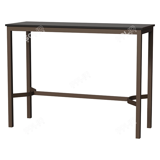 Drip HW113 Bar Table - Bronzed 3D model image 1