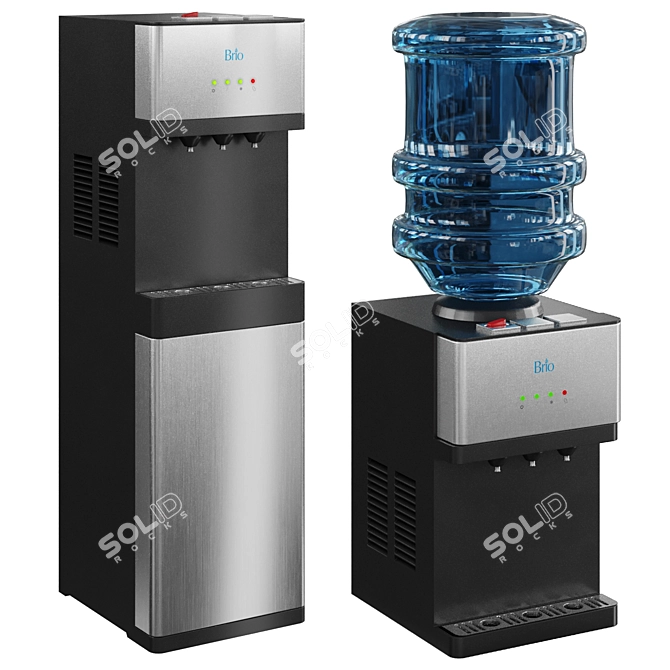 Brio 3D Water Dispenser Modeling 3D model image 1