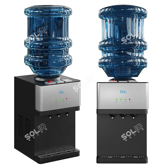 Brio 3D Water Dispenser Modeling 3D model image 2