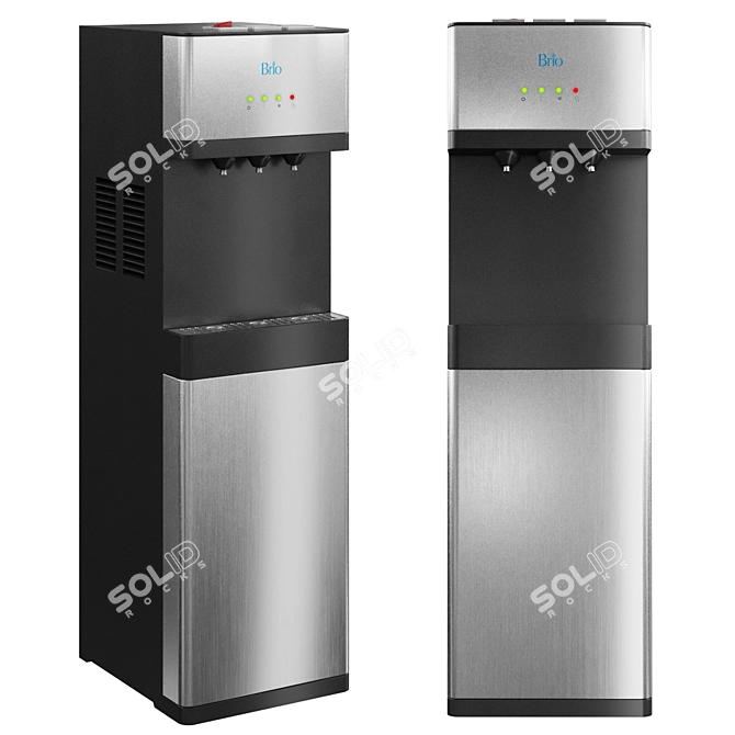 Brio 3D Water Dispenser Modeling 3D model image 3