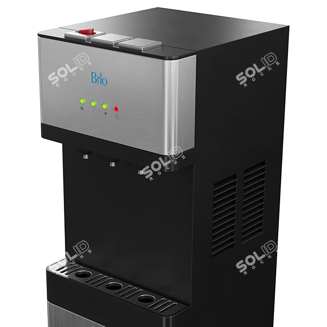 Brio 3D Water Dispenser Modeling 3D model image 4