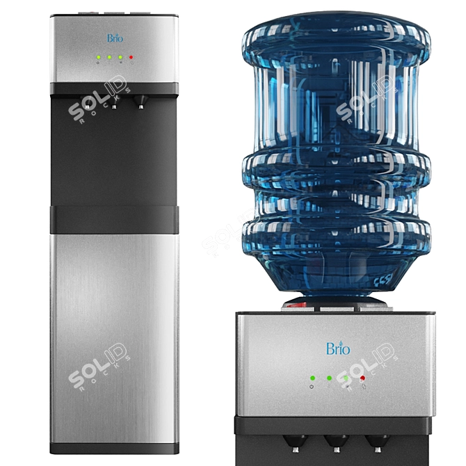 Brio 3D Water Dispenser Modeling 3D model image 5