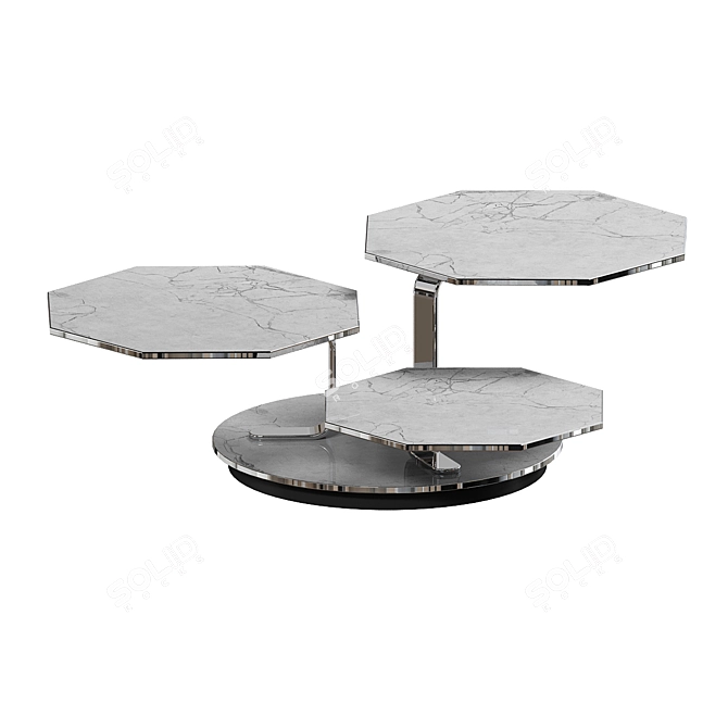 Modern Elegance: Batis 07 Coffee Table 3D model image 1