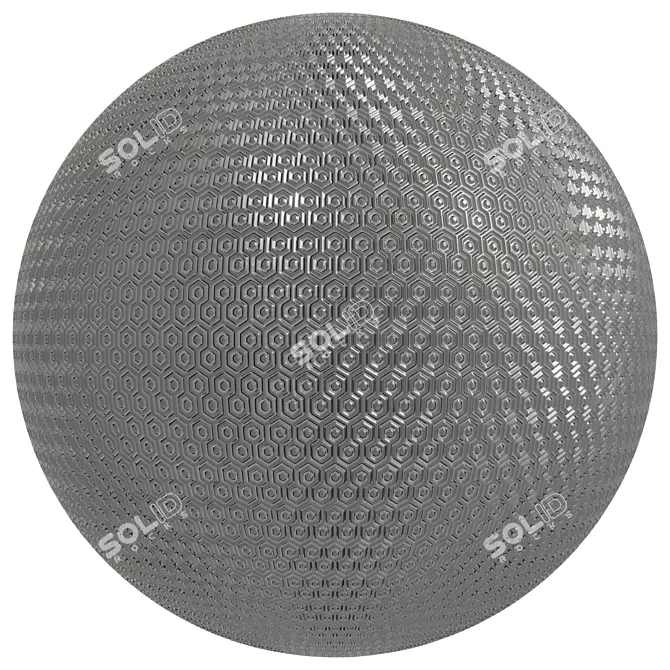 Metal Patterned Steel Covering Set 3D model image 2