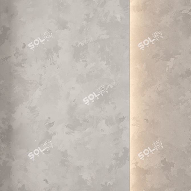 PBR Textured 3D Wall Panel 3D model image 1